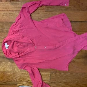 by the way. S pink blouse